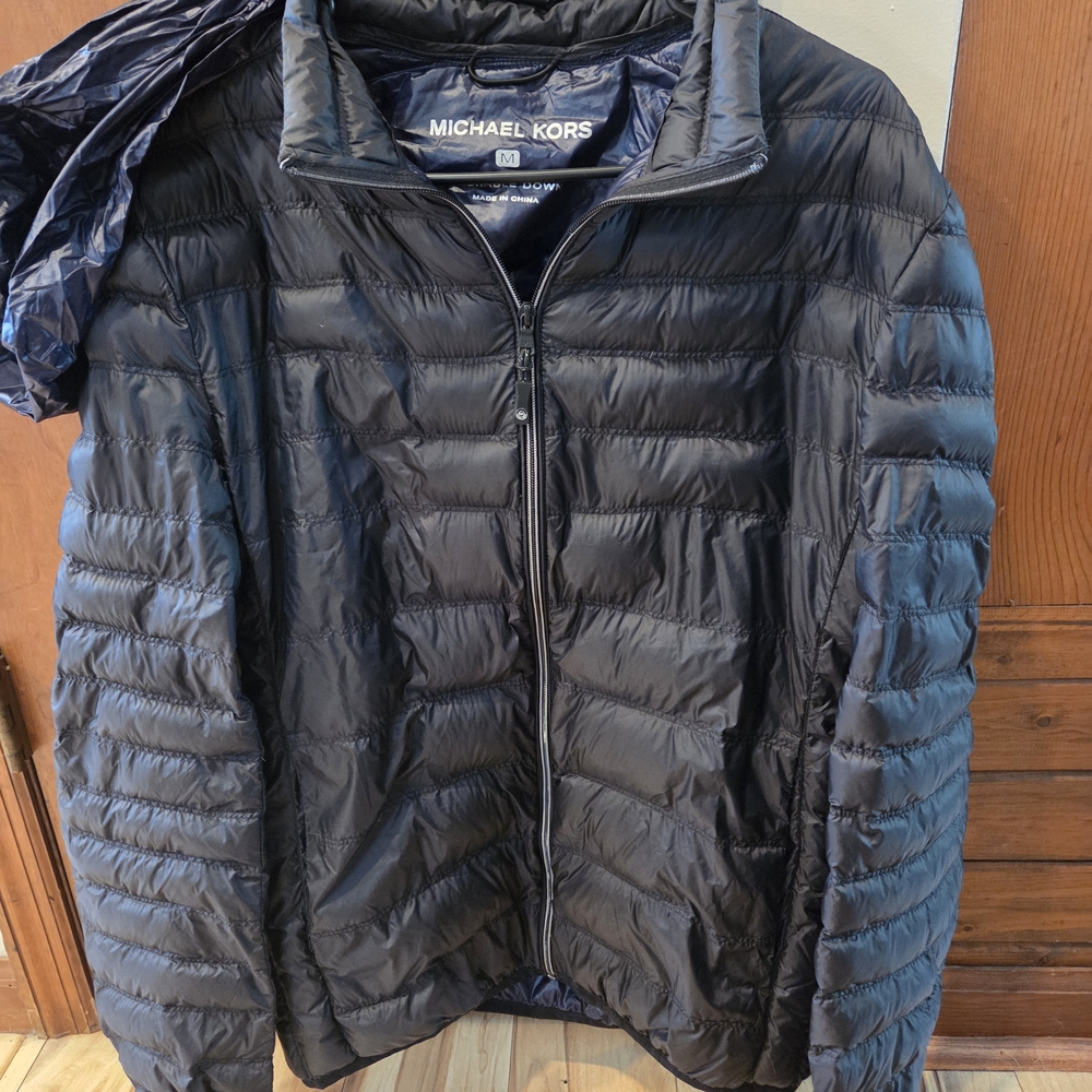 Michael Kors Midnight Black Puffer Jacket